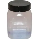 310-71080 PVC DÓZA 300 ML ČIRÁ ŠIROKOHRDLÁ HRANATÁ, BEZ UZÁVĚRU