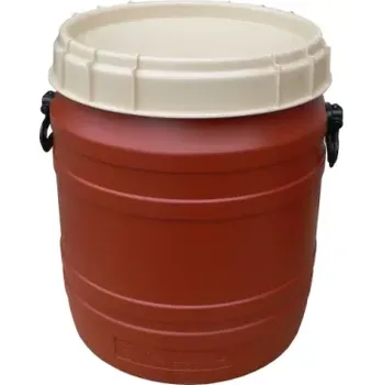 Sud PLASTOVÝ SUD CURTEC 55.5L UN HNĚDO/BÉŽOVÝ + DRŽADLA Č.6942 ŠROUBOVACÍ VÍKO