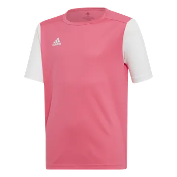 Adidas Teamsport Estro 19 krátký rukáv růžová/bílá UK Junior L