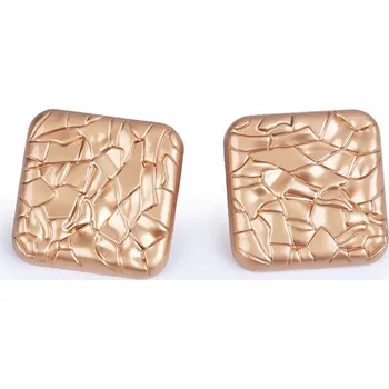 Knoflík Výprodej - Kovový knoflík strukturovaný velikost 46" - růžové zlato 25ks Varianta: 2 růžové zlato, Balení: 25 ks