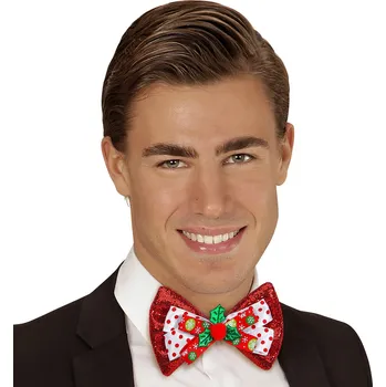 Karnevalový doplněk Pánský motýlek vánoce