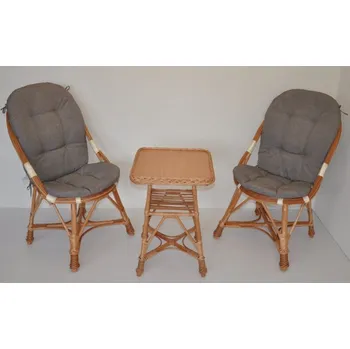 Sedací souprava Axin Trading1 Sedací souprava Dian - polstry šedý melír