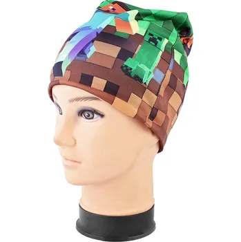 Čepice Dětská čepice Minecraft (Dětská čepice na jaro, podzim)