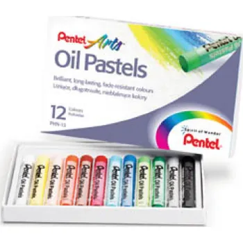 Kresba Pastely olejové Pentel Artist / 12 barev