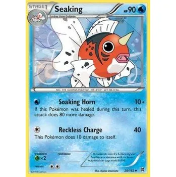 Sběratelská karetní hra Pokémon BKT 028/162 Seaking - BREAKthrough Stav: Excellent, Verze: NORMAL