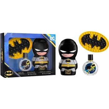 Dětský parfém DC Comics Batman toaletní voda pro děti 50 ml + jemný sprchový gel a šampon pro děti 400 ml + hračka 1 ks