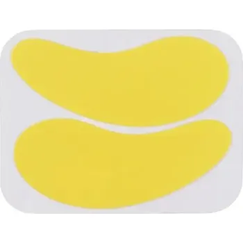 Gelové oční náplasti na řasy | kosmetické pomůcky | silikonové náplasti 2 ks - 1 pár žlutý