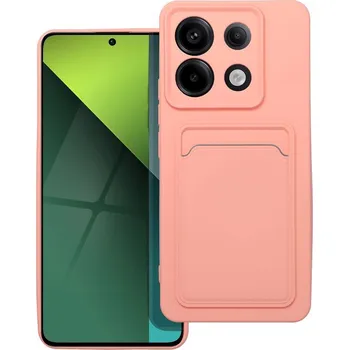 Pouzdro Forcell na mobil Card Case pro XIAOMI Redmi NOTE 13 Pro 5G pink
