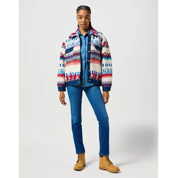 Dámské džíny Wrangler dámské džíny STRAIGHT 112356388 Modrá W31/L34