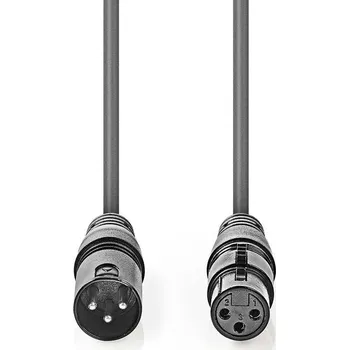 Audio kabel Nedis DIGITÁLNÍ DMX KABEL 110 Ohm XLR/M 3 pin - XLR/F 3 pin 5m
