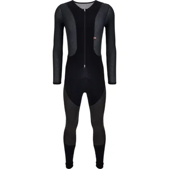 Cyklistické kalhoty SANTINI Cyklistické kalhoty dlouhé s laclem - VEGA DRY - černá