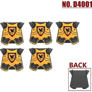 Stavebnice LEGO Figurky rytířů a koní | styl Lego - D40001 5pcs