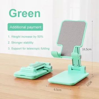 Držák na mobilní telefon na stůl | Stojan na telefon | Držák mobilu - zelený