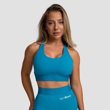 Podprsenka GymBeam Sportovní podprsenka Limitless Aquamarine XXL