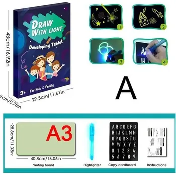 Magnetická kreslící tabulka Tabule na kreslení | magická kreslící tabulka A5-A3 - A3