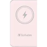 VERBATIM Powerbanka Charge 'n' Go, Magnetická, 5000 mAh, USB-C, Růžová 32243