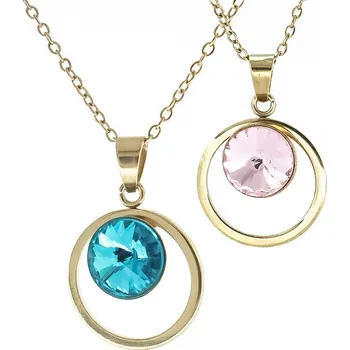 Přívěsek Přívěsek z nerezové oceli Unity - Modrá / Light Gold RL