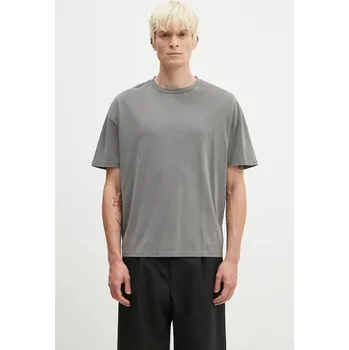 Dámské tričko Bavlněné tričko A.P.C. Floater šedá barva, COHBS-M26437, L, 90X