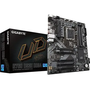 Základní deska GIGABYTE MB Sc LGA1700 B760 DS3H DDR4, Intel B760, 4xDDR4, 1xDP, 1xHDMI