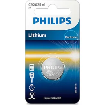 Článková baterie Philips Lithium CR2025/01 1 ks