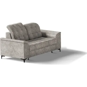 Pohovka SIESTA 2sÚP - pohovka s úložným prostorem - látka KRÉMOVÁ Bankok Almond / nožky černá kov "MRS"(SNAP 2)(K250-Z) NOVINKA