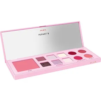 Paletka dekorativní kosmetiky Pupa Pupart Small Pink Palette - Paletka na tvář 9.1 g