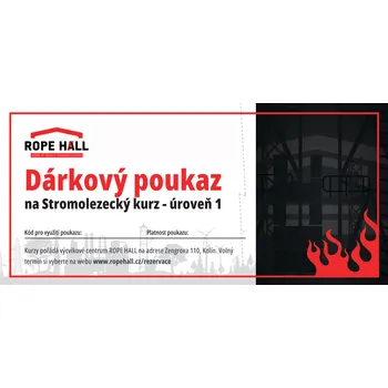 Dárkový potravinový koš worksafety.cz Dárkový poukaz na Stromolezecký kurz - Úroveň 1