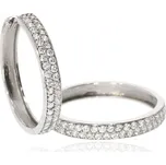 Zlatnictví Helios Kruhy z bílého zlata 2,5cm