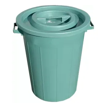 Odpadkový koš NÁDOBA NA ODPAD S VÍKEM 100L ZELENÁ