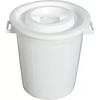 Odpadkový koš NÁDOBA NA ODPAD S VÍKEM 50L NATUR