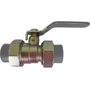 Vodovodní potrubí Kulový kohout PPR d 20 mm, mosaz