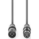 Nedis DIGITÁLNÍ DMX KABEL 110 Ohm XLR/M 3 pin - XLR/F 3 pin 20m
