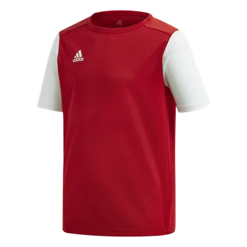 Adidas Teamsport Estro 19 krátký rukáv červená/bílá UK Junior L