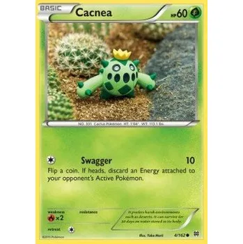 Sběratelská karetní hra Pokémon BKT 004/162 Cacnea - BREAKthrough Stav: Excellent, Verze: NORMAL