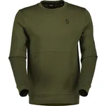 SCOTT mikina - TECH CREWNECK - zelená M