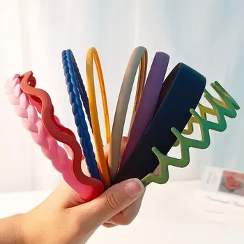 Čelenka Čelenky na vlasy bez skluzu pro ženy i muže | unisex čelenky 8 ks - Zelená černá