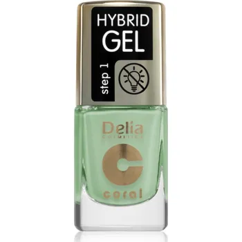 Lak na nehty Delia Cosmetics Coral Nail Enamel Hybrid Gel gelový lak na nehty odstín 138 11 ml