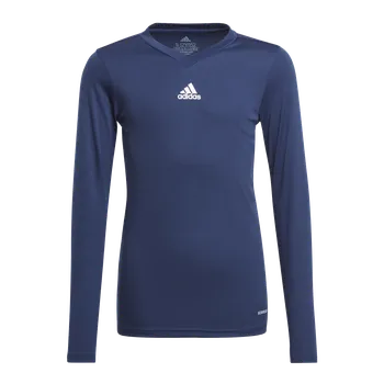 Pánské tričko Adidas Teamsport Team Base dlouhý rukáv tmavě modrá UK Junior XS