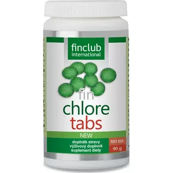 Přírodní produkt fin Chloretabs 180 tablet - řasa chlorella (antioxidant, očista organismu)