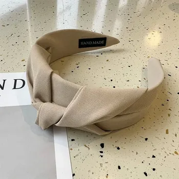 Dámské tričko Široké dámské čelenky do vlasů | dámské čelenky, vlasové doplňky - hadřík khaki