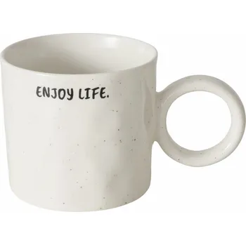 Boltze Hrnek ENJOY, 360 ml, bílý