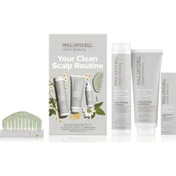 Kosmetická sada Paul Mitchell Clean Beauty Scalp Therapy Set - Šampon 250 ml + kondicionér 250 ml + sérum 50 ml Dárková sada