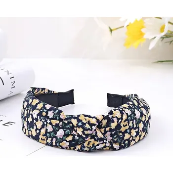 Čelenka Čelenka široká pro dámy a dívky | dámská čelenka | vlasové doplňky - styl 5-černý