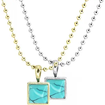 Přívěsek Přívěsek z nerezové oceli Ocean Frame - Tyrkys / Nerez RL