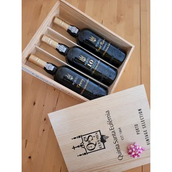 Víno Quinta de Santa Eufemia Dárkové balení portských vín Tawny, Finest Reserve, 10y Tawny (3ks) 0,75 l