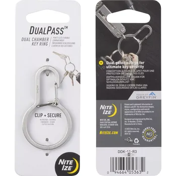 Nite Ize DualPass Dual Chamber Key Ring (Nite Ize DualPass Dual Chamber Key Ring)