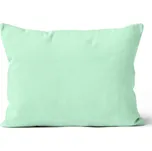 Mikroplyšový povlak na polštář 50x70 cm Mentolový