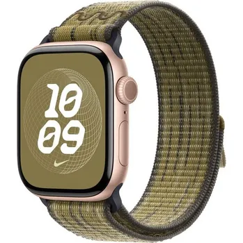 Řemínek na hodinky Originální Apple Watch Nike Provlékací Sportovní Řemínek 38/40/41/42mm Barva: Zelená/šedá