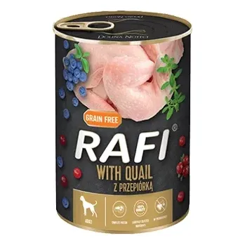 Krmivo pro psa Rafi s křepelkou 400g