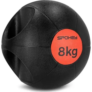 Fitness Spokey Gripi medicinbal s úchyty 8kg